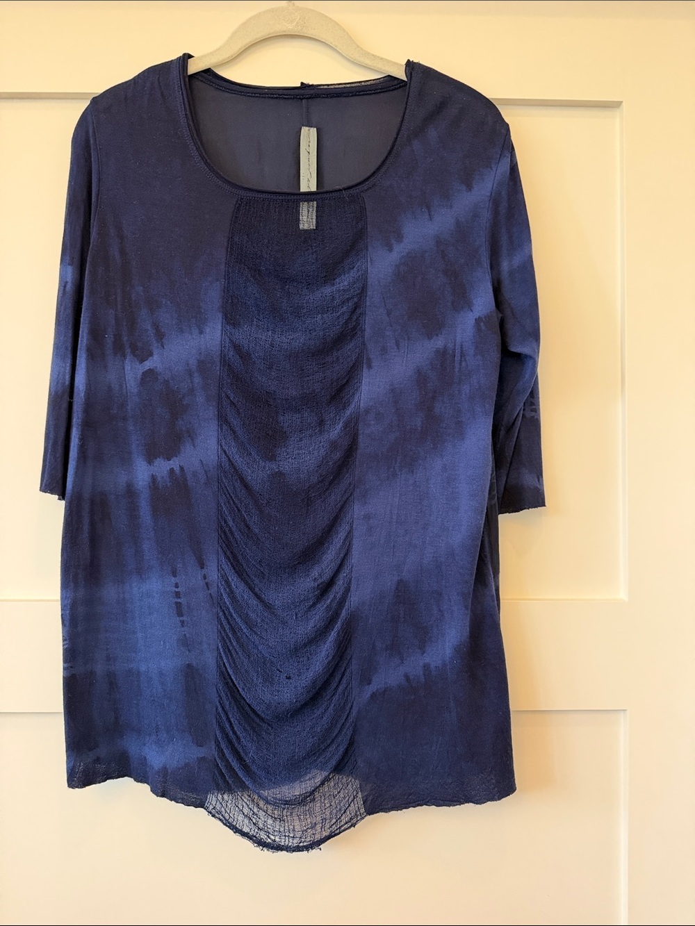 Raquel Allegra Iconic Razor Cut Tie Dye Top